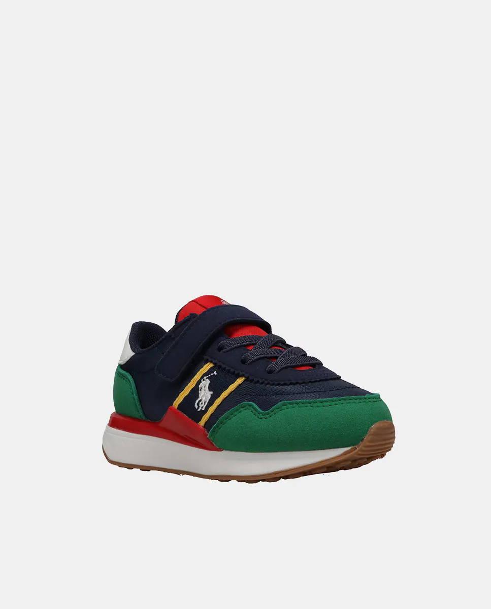 

Детские низкие кроссовки Train 89 с логотипом Polo Ralph Lauren, мультиколор