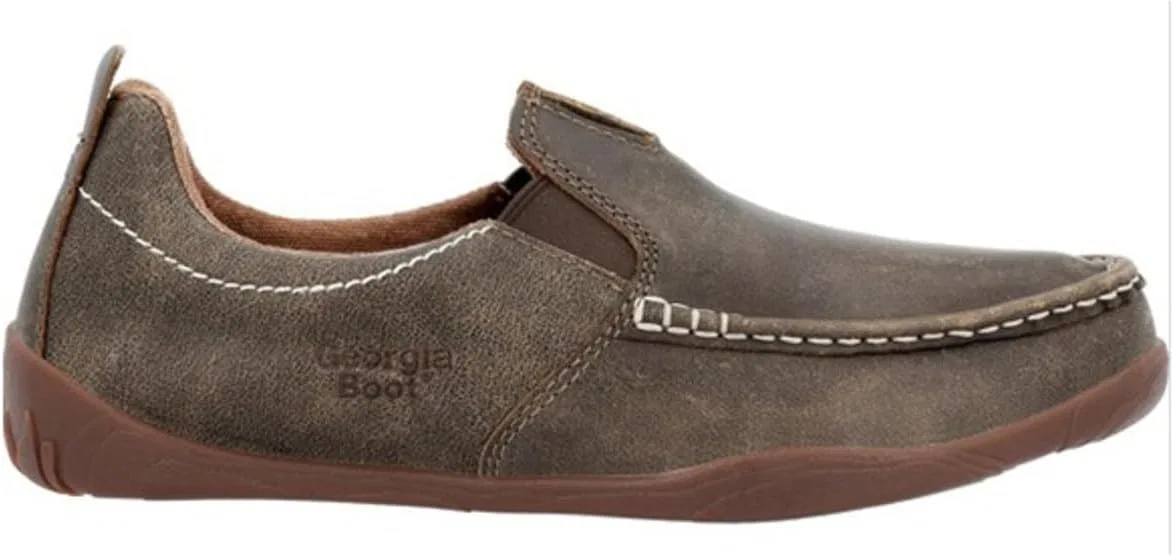 Мужские мокасины Georgia Boot Cedar Falls, Brown — фото 3