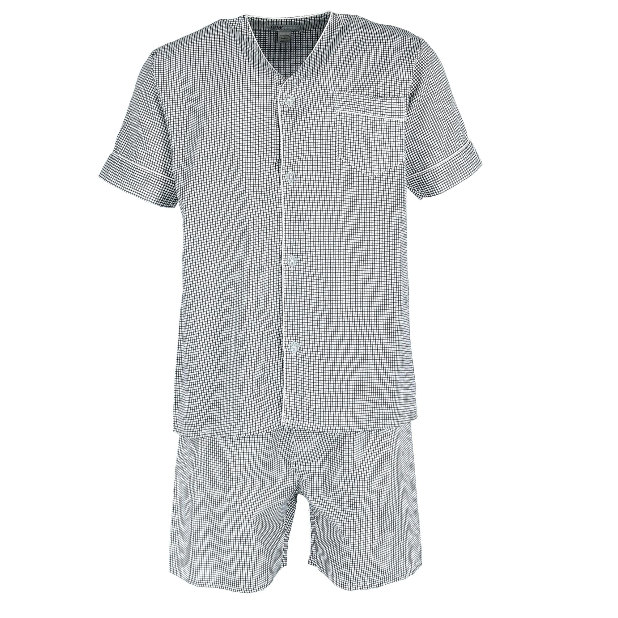

Мужской пижамный комплект с короткими рукавами и короткими штанинами Ten West Apparel, черный