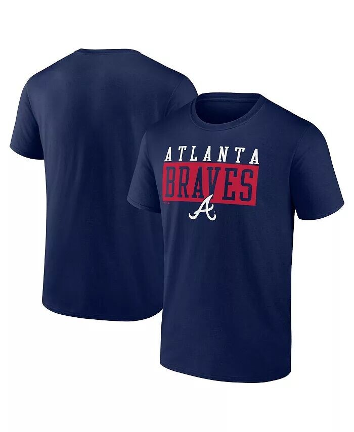 

Футболка мужская Navy Atlanta Braves Hard To Beat Fanatics