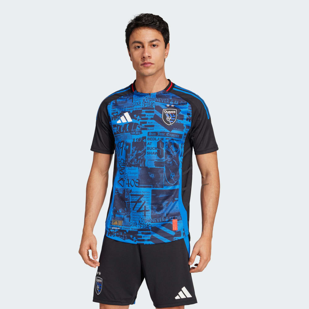 

Джерси Adidas San Jose Earthquakes 25/26 Home Authentic Jersey, черный