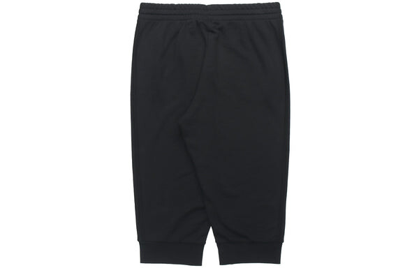 Спортивные штаны adidas M 3s Ft Tc 34pt Embroidered Logo Stripe Knit Bundle Feet Cropped Pants Black, черный — фото 2
