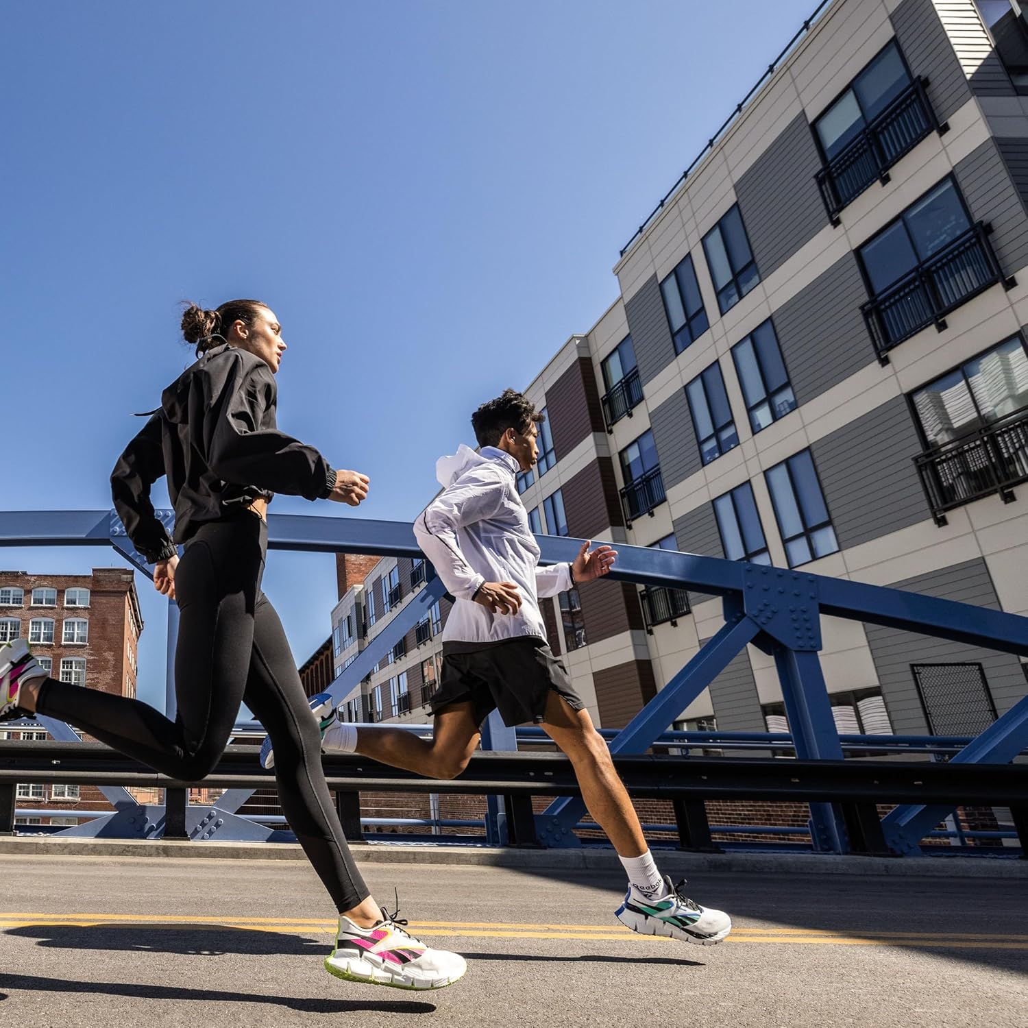 Мужские беговые кроссовки Reebok Floatzig, черный — фото 3