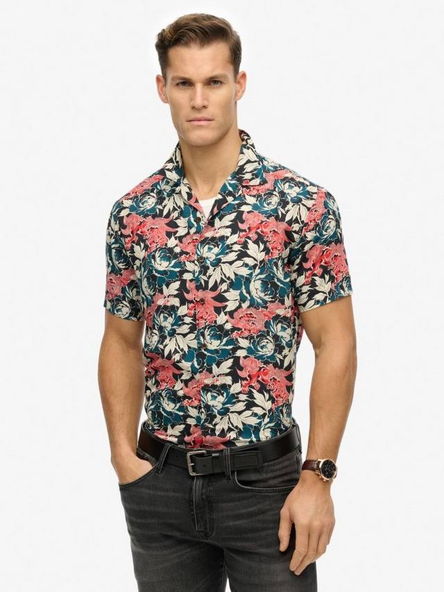 

Гавайская рубашка для продавцов Superdry, Karashishi Navy