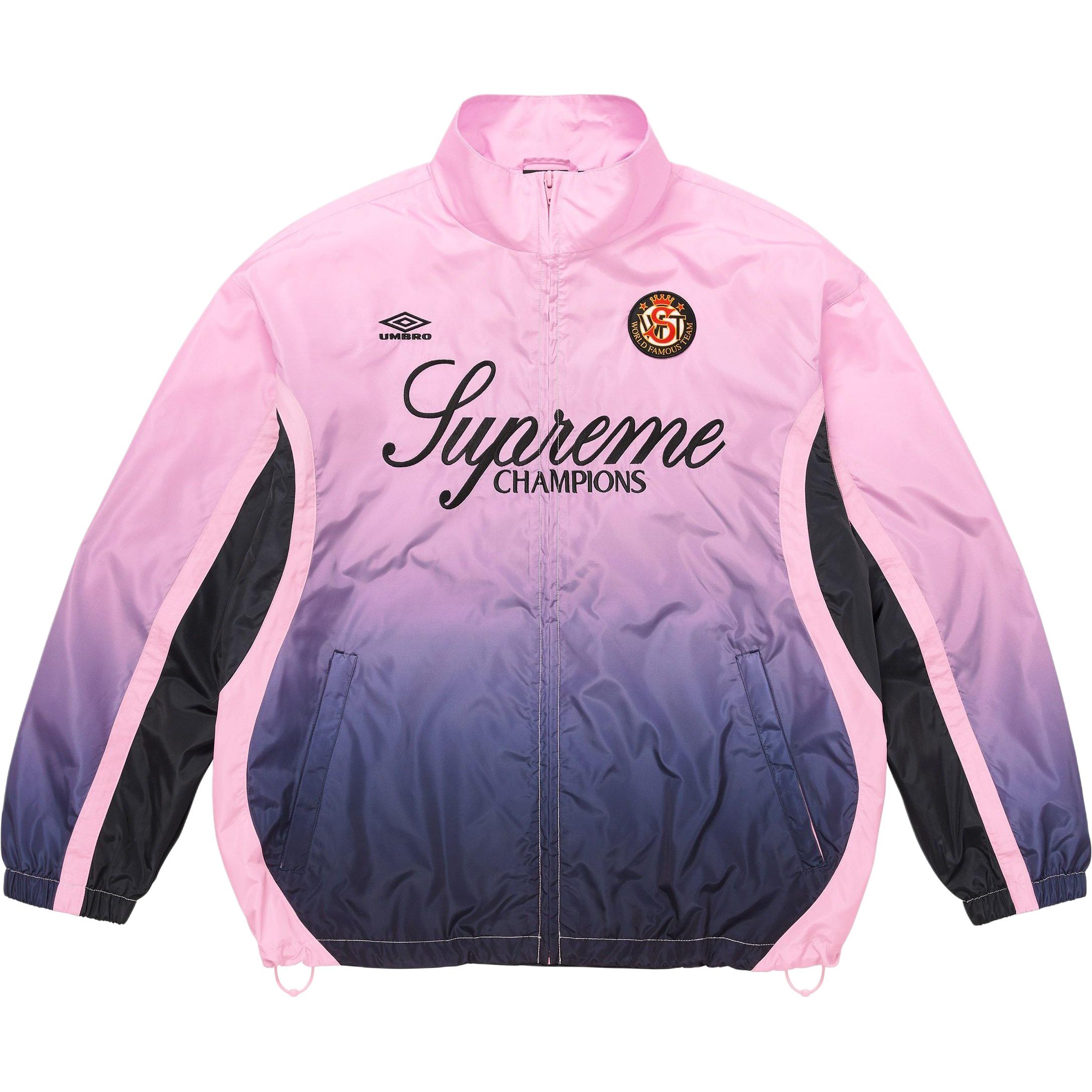 

Куртка трековая Unisex Gradient от Umbro Collaboration FW25 WEEK8 Supreme, розовый