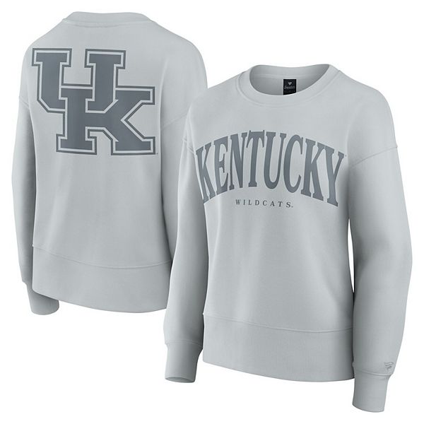 

Женский серый свитшот Kentucky Wildcats Supersoft Flow Fleece Fanatics