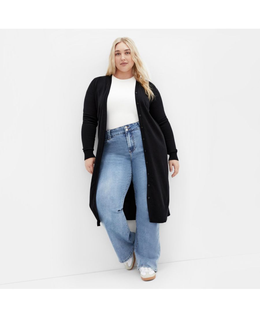 

Кардиган Josie больших размеров CITY CHIC, Black