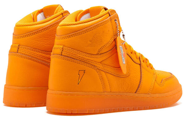 Кроссовки 1 ретро высокие og g8rd Air Jordan, оранжевый — фото 4