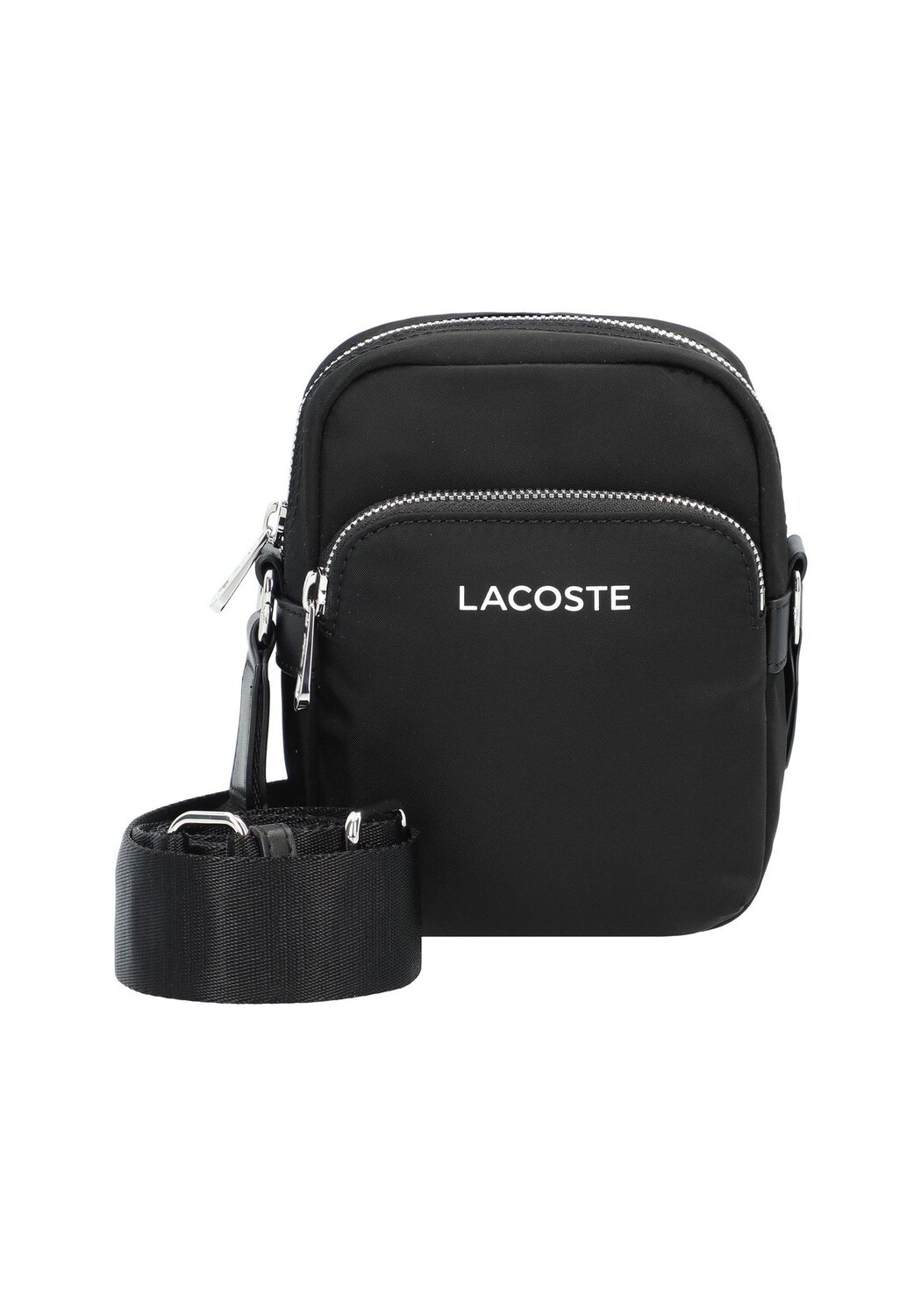 

Сумка через плечо Active из нейлона 12 см LACOSTE, цвет Noir