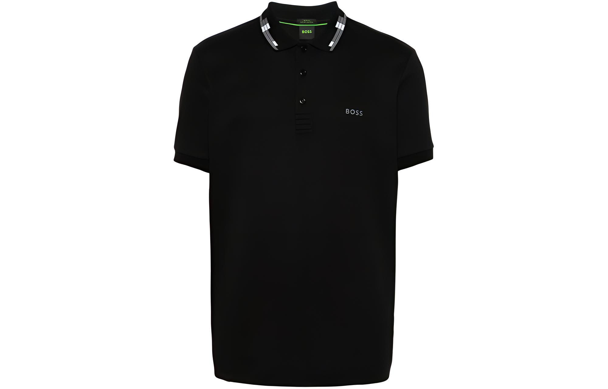 

Поло Boss Paule HUGO BOSS, черный