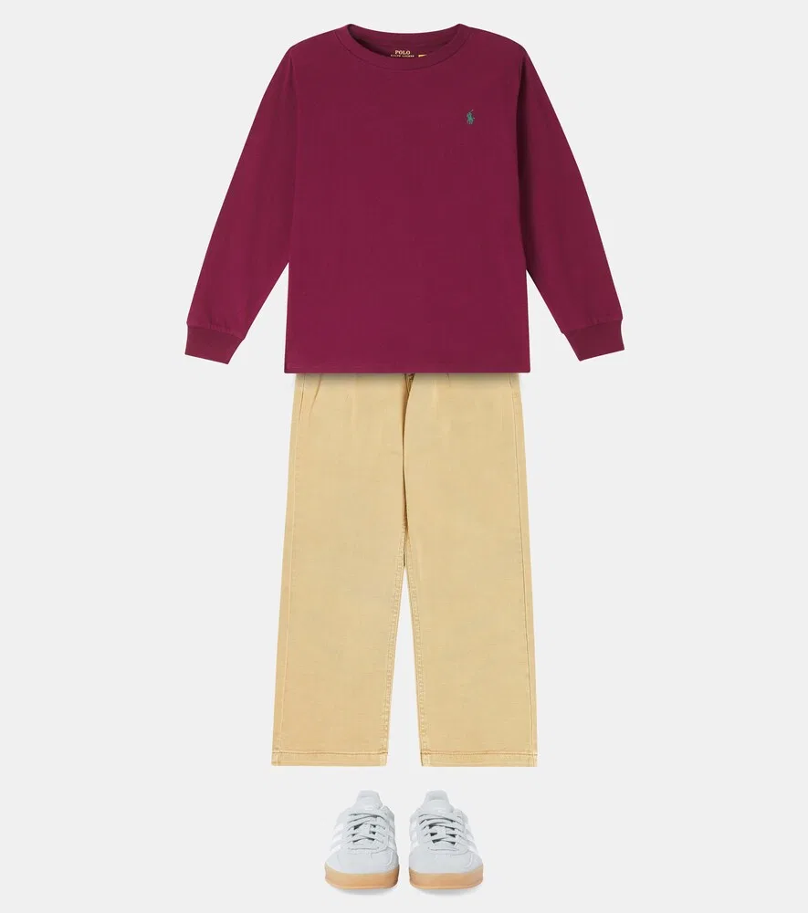 Замшевые кроссовки Gazelle Indoor Adidas Originals Kids, серый — фото 2