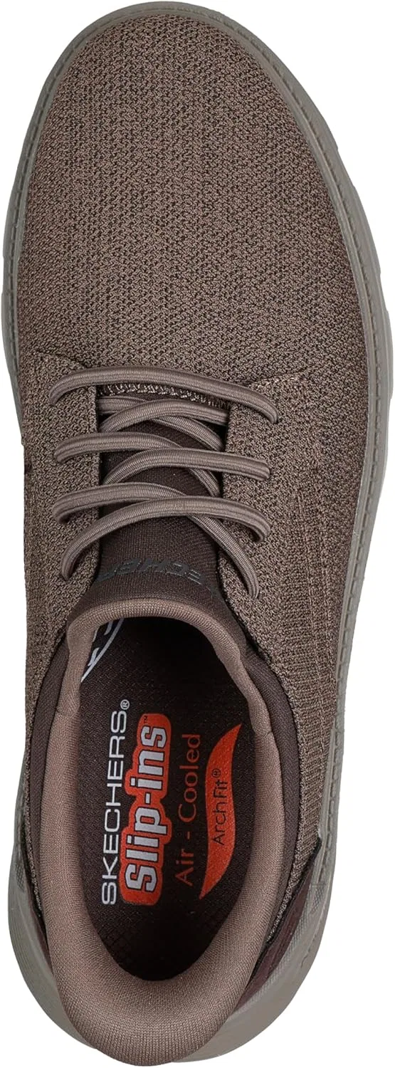 Туфли Skechers Men's Arch Fit Garza - ChapmanBungee, Brn Brown — фото 4