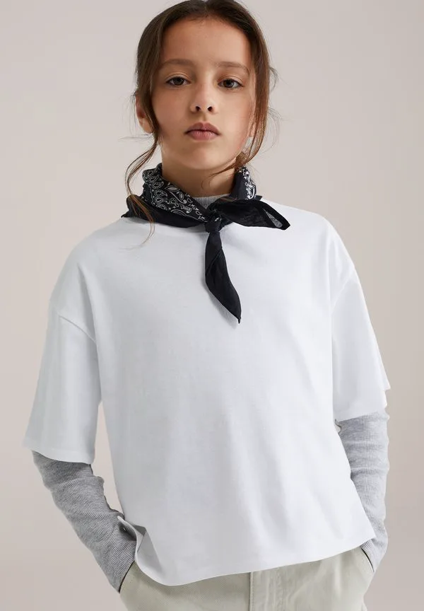 Простая футболка We Fashion, White — фото 2