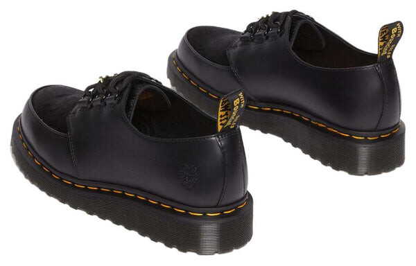 Кроссовки ramsey girls don't cry hair-on leather creeper shoes 'black' Dr. Martens, черный — фото 3