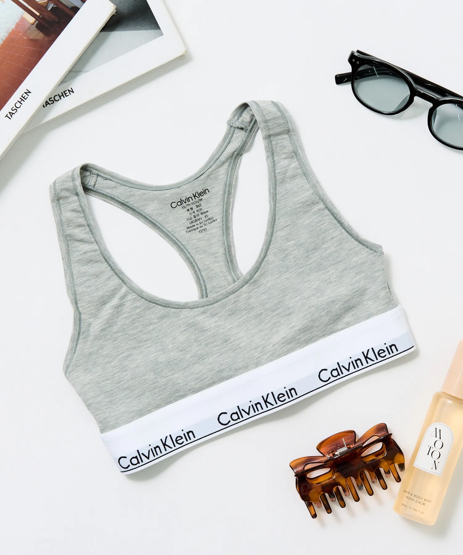 【Calvin Klein】Хлопковый эластичный бюстгальтер F3785E