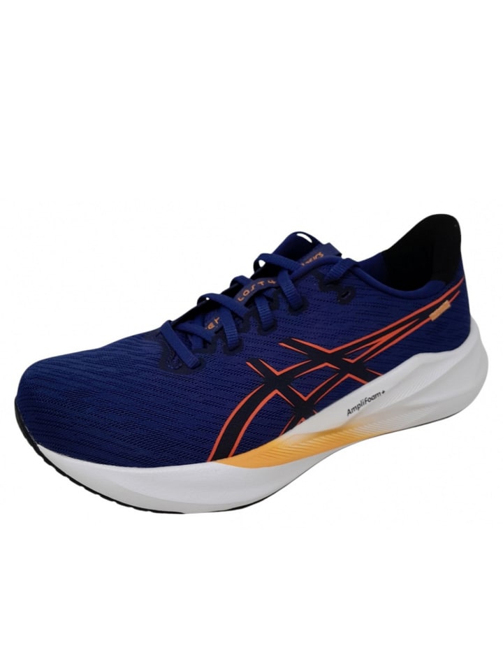 

Кроссовки на шнуровке asics, синий