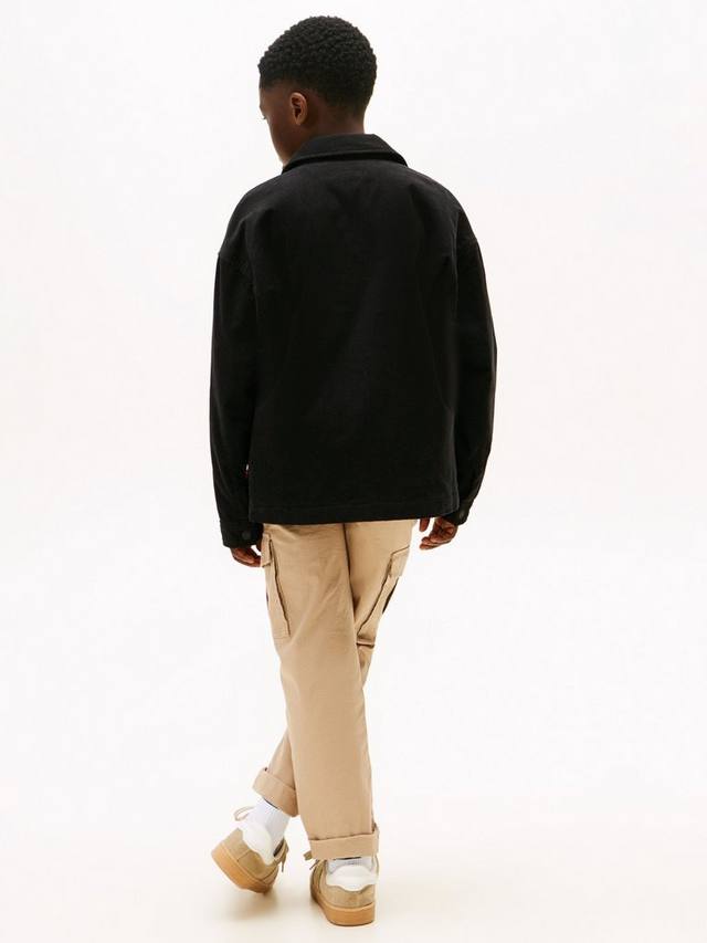 Детская вельветовая рубашка с длинными рукавами Tommy Hilfiger, Black — фото 2