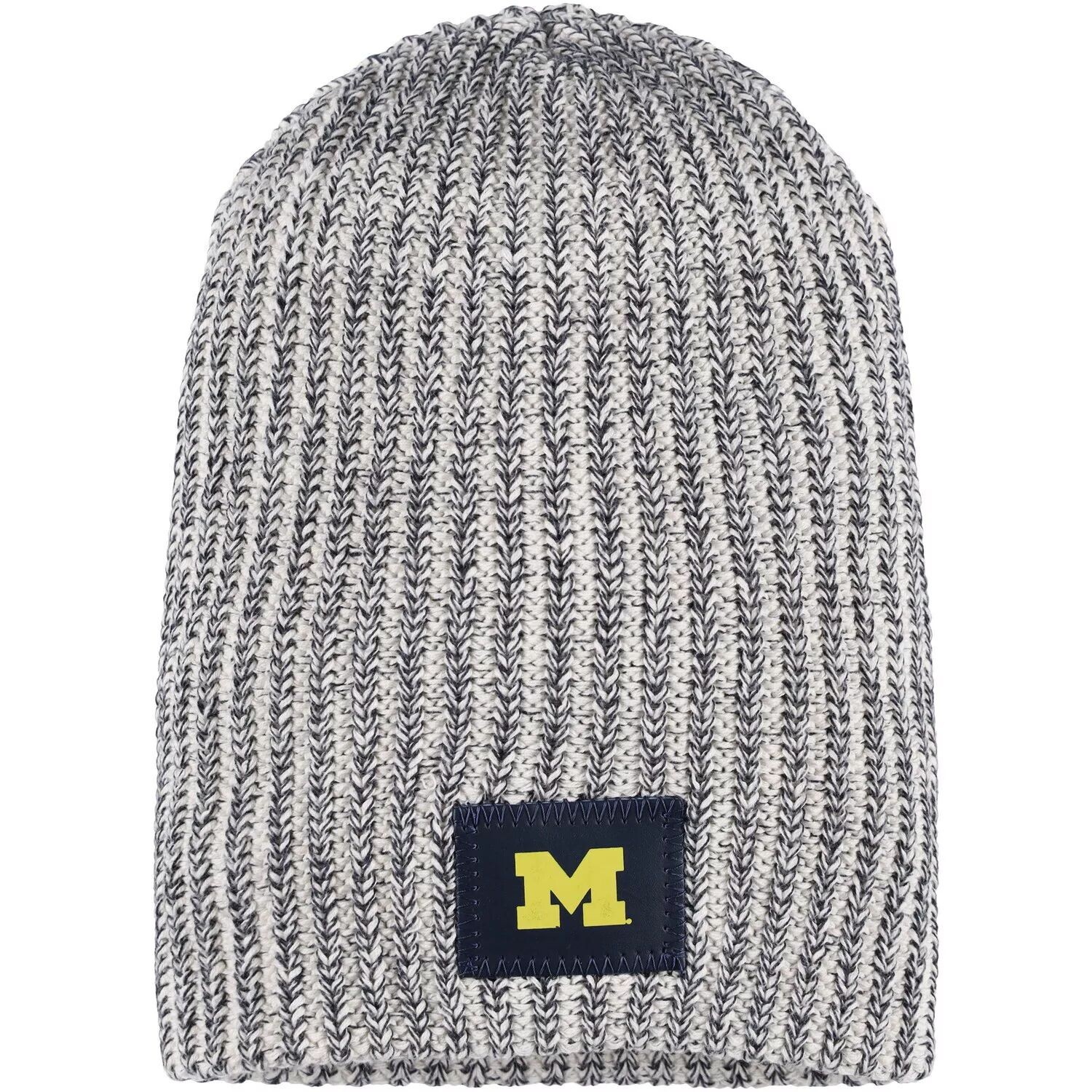 

Женская серая шапка Love Your Melon Michigan Wolverines