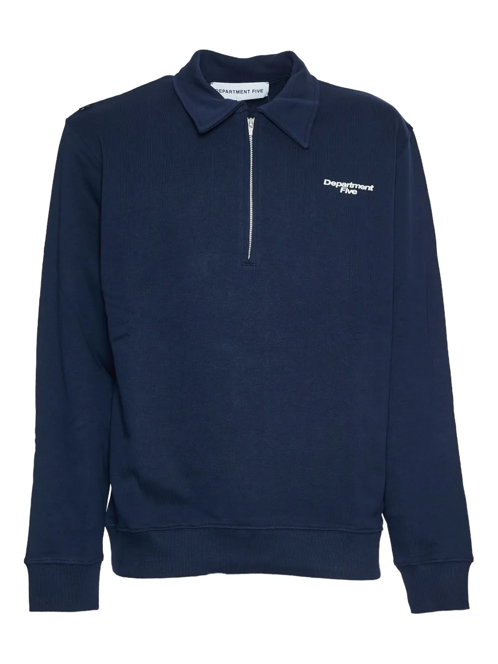 

Толстовка с воротником на молнии Department 4, синий