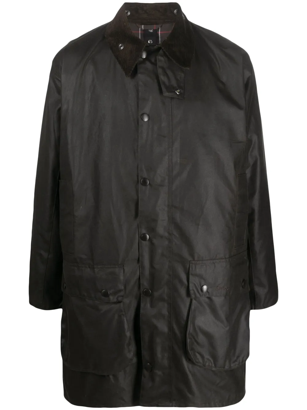 

Вощеная куртка Northumbria Barbour, зеленый