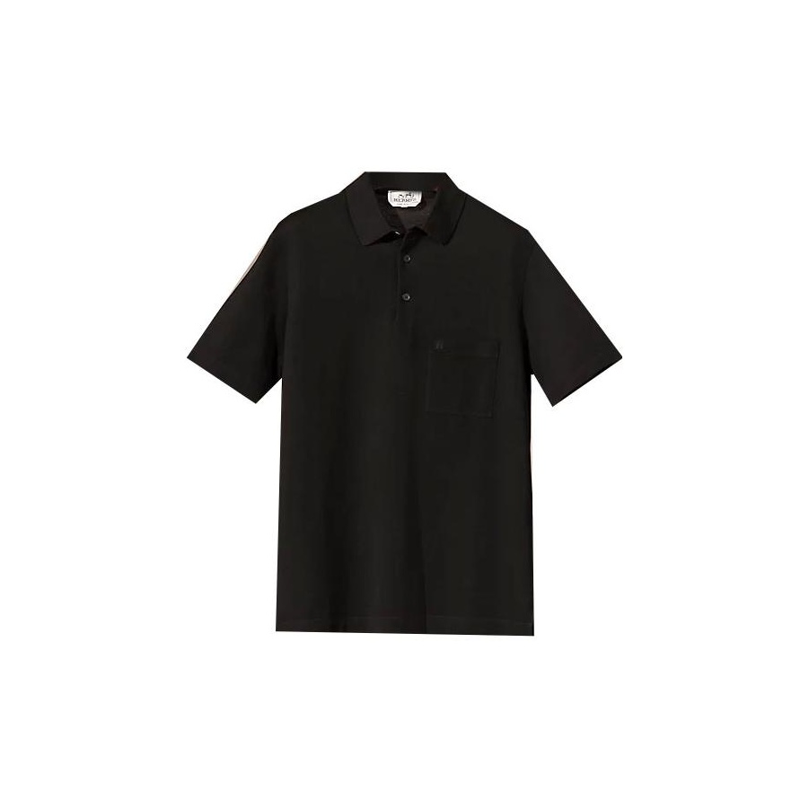 

HERMES Мужская черная поло SS23