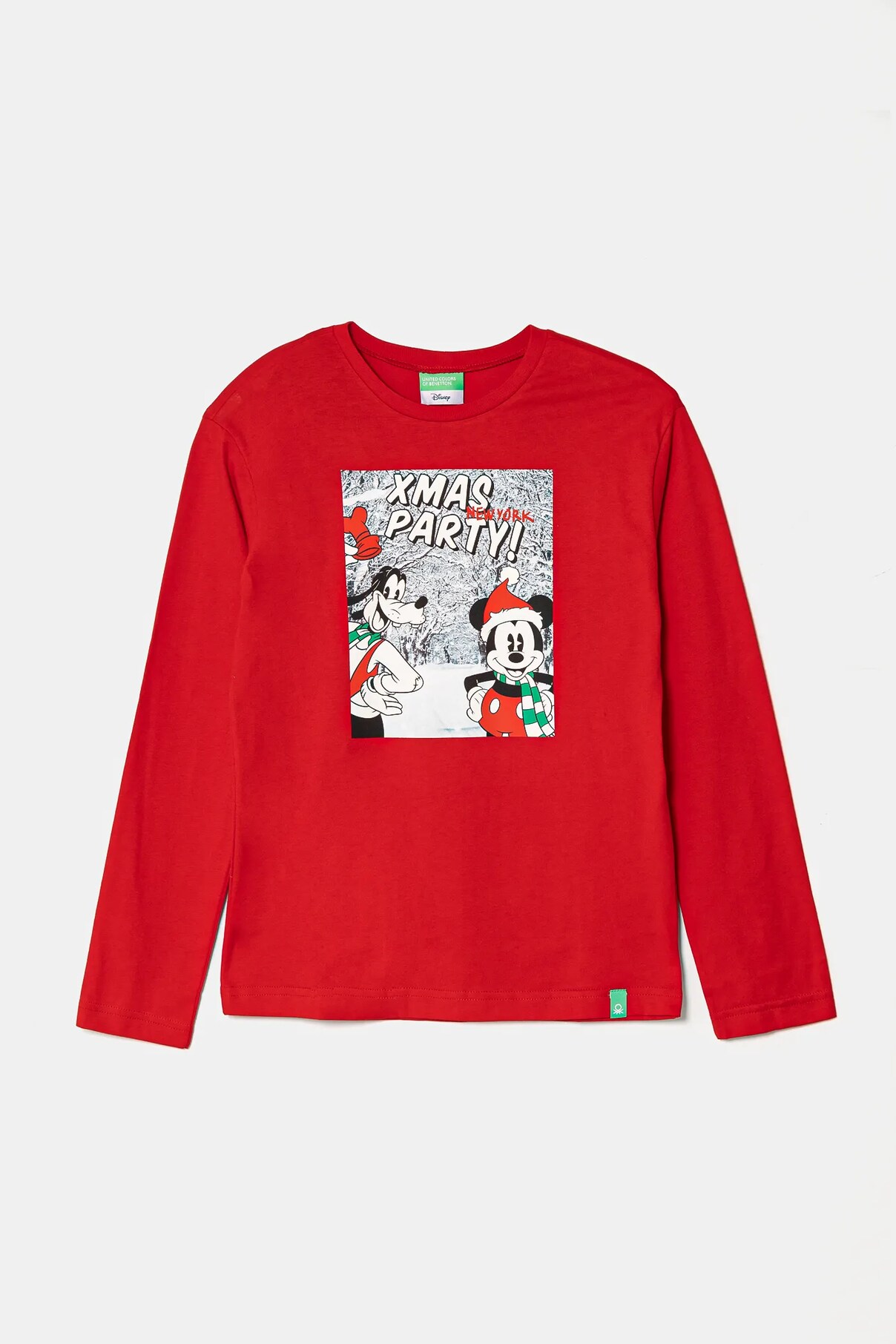 

Футболка с длинным рукавом United Colors Of Benetton, красный
