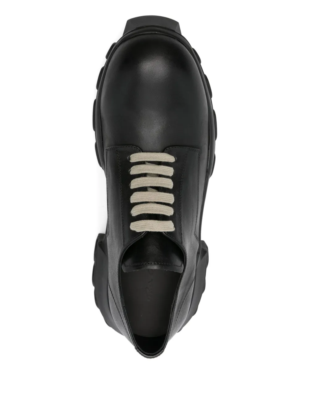 Туфли Bozo Tractor на шнуровке Rick Owens, черный — фото 4