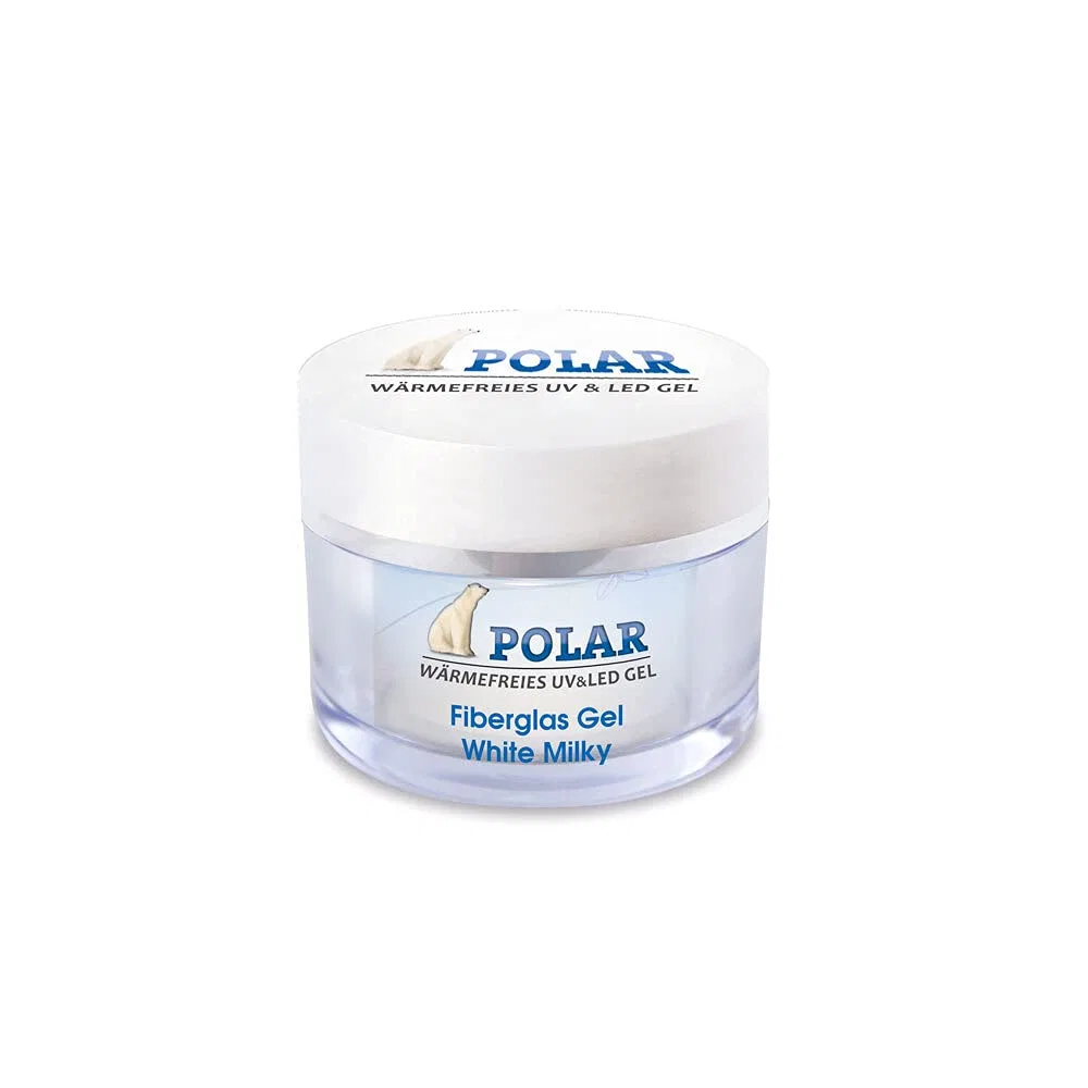 Гель для наращивания «Fibreglass Gel» белый молочный Icp-Nailcare — фото 3