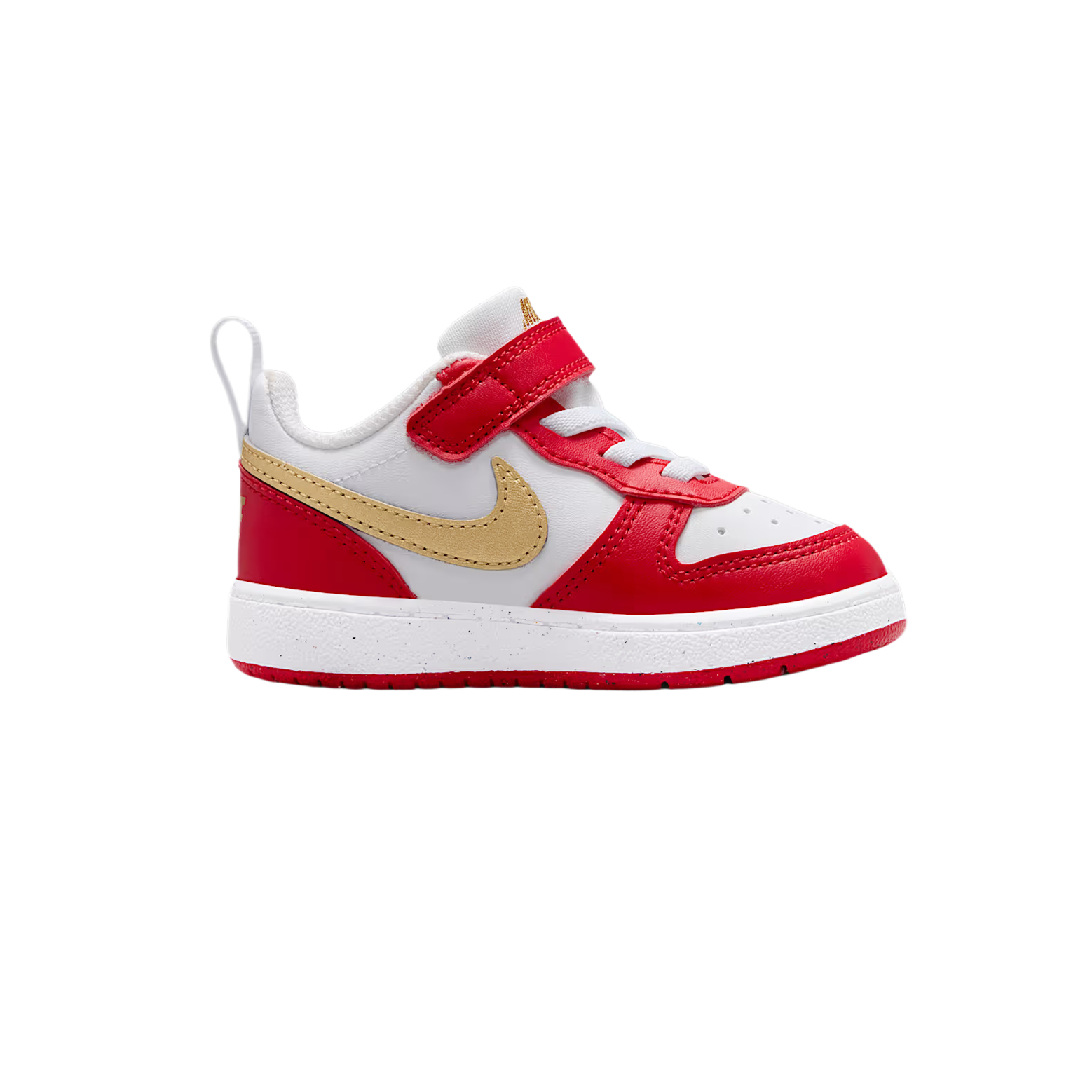 Low top Toddler Shoes Infant And Toddler Nike, белый/university красный/белый/metallic — фото 3