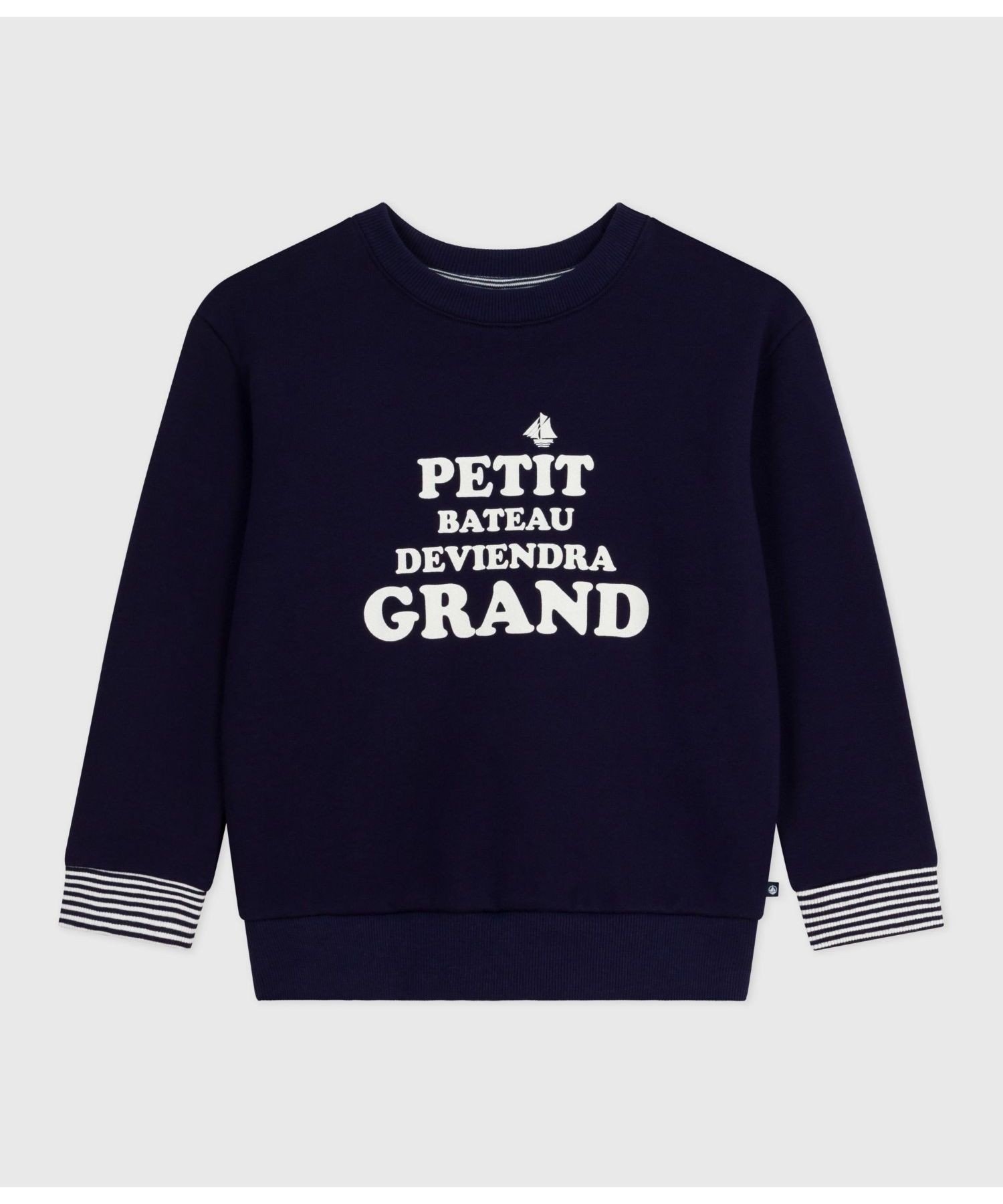 Пуловер из толстовки PETIT BATEAU, Blue — фото 2