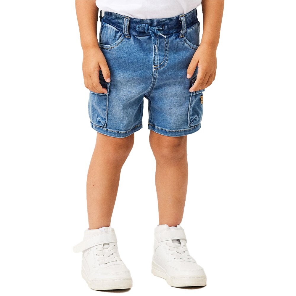 

Джинсовые шорты Name It Ben Baggy Fit, синий