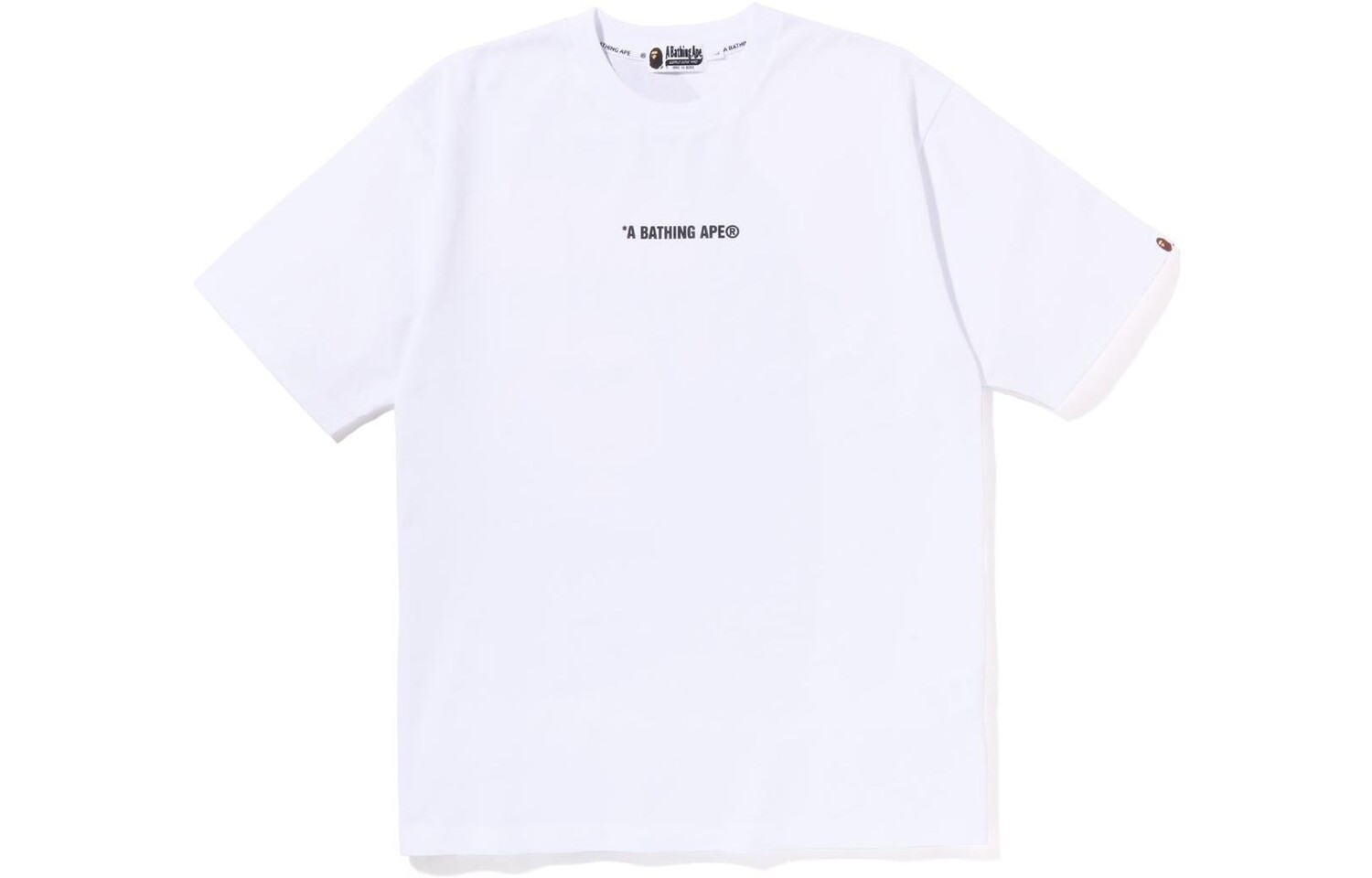 Футболка свободного кроя BAPE Giant Ape Head A Bathing Ape, оранжевый/красный — фото 2