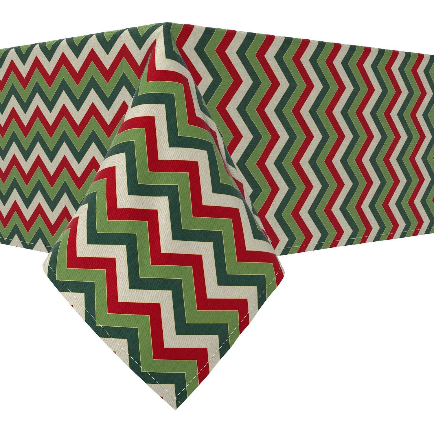 

Прямоугольная скатерть, 100 % хлопок, 60x120 дюймов, Holiday Chevron.