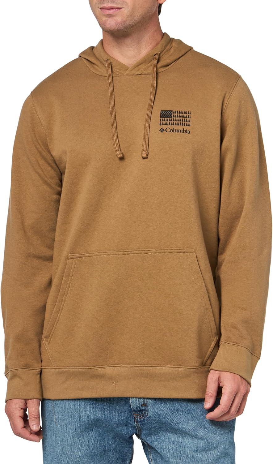 

Колумбия мужская толстовка с капюшоном Trek Graphic Columbia, Delta/Treestriped Flag