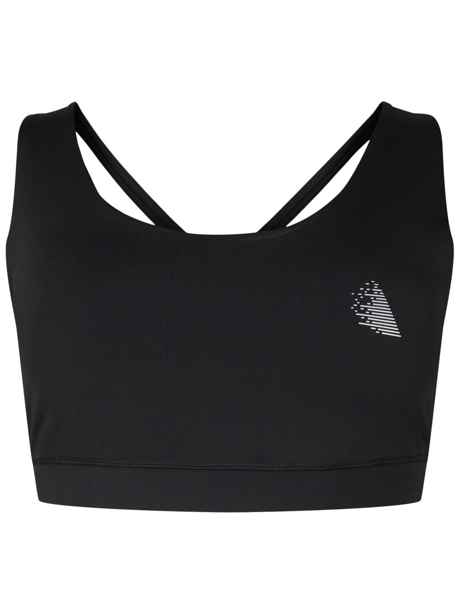 

Спортивный бюстгальтер без косточек Active by Zizzi, черный