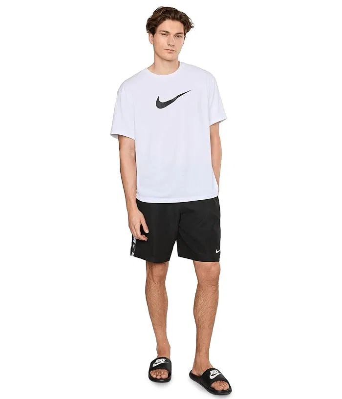 Шорты для плавания с встроенным бельем Breaker Logo Tape 9" Nike, Black — фото 2