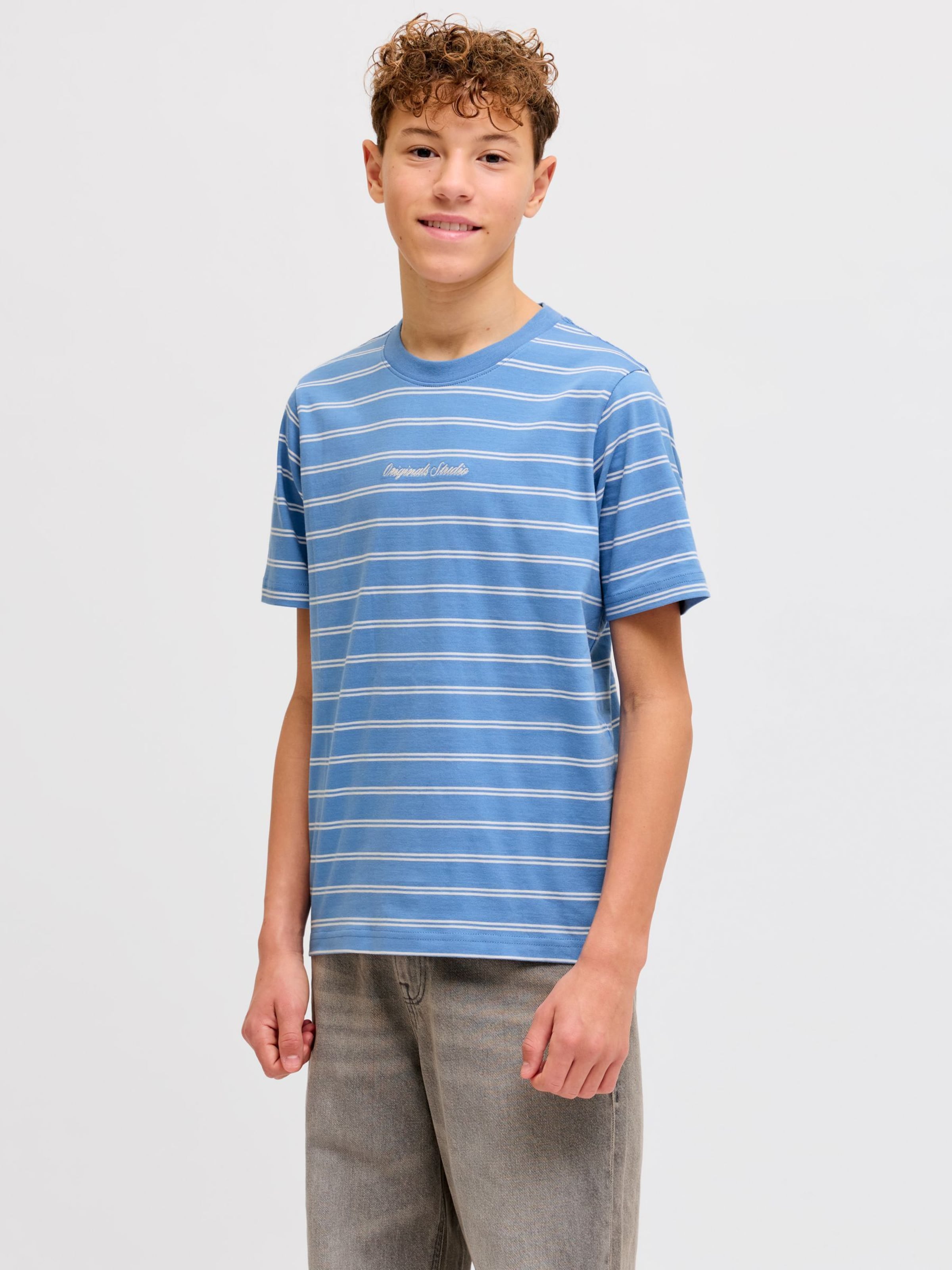 Jack & Jones Junior Футболка в синем дениме — фото 2