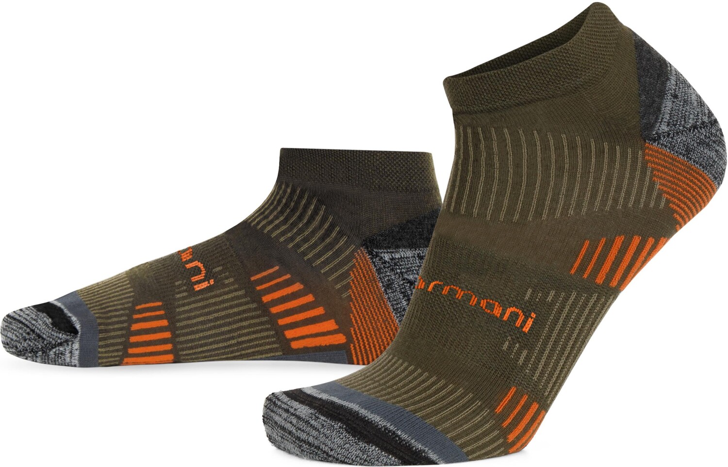 

Носки normani 2 Merino Trekking Sneaker mit Frotteesohle, оливковый