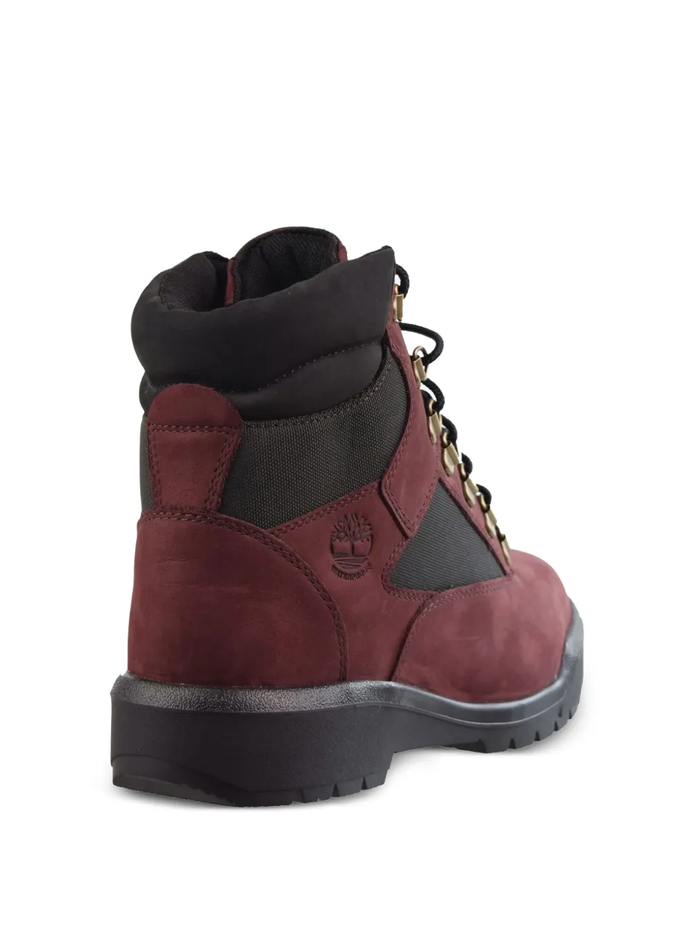 Мужские ботинки Timberland Field из нубука комбинированные, красный — фото 3