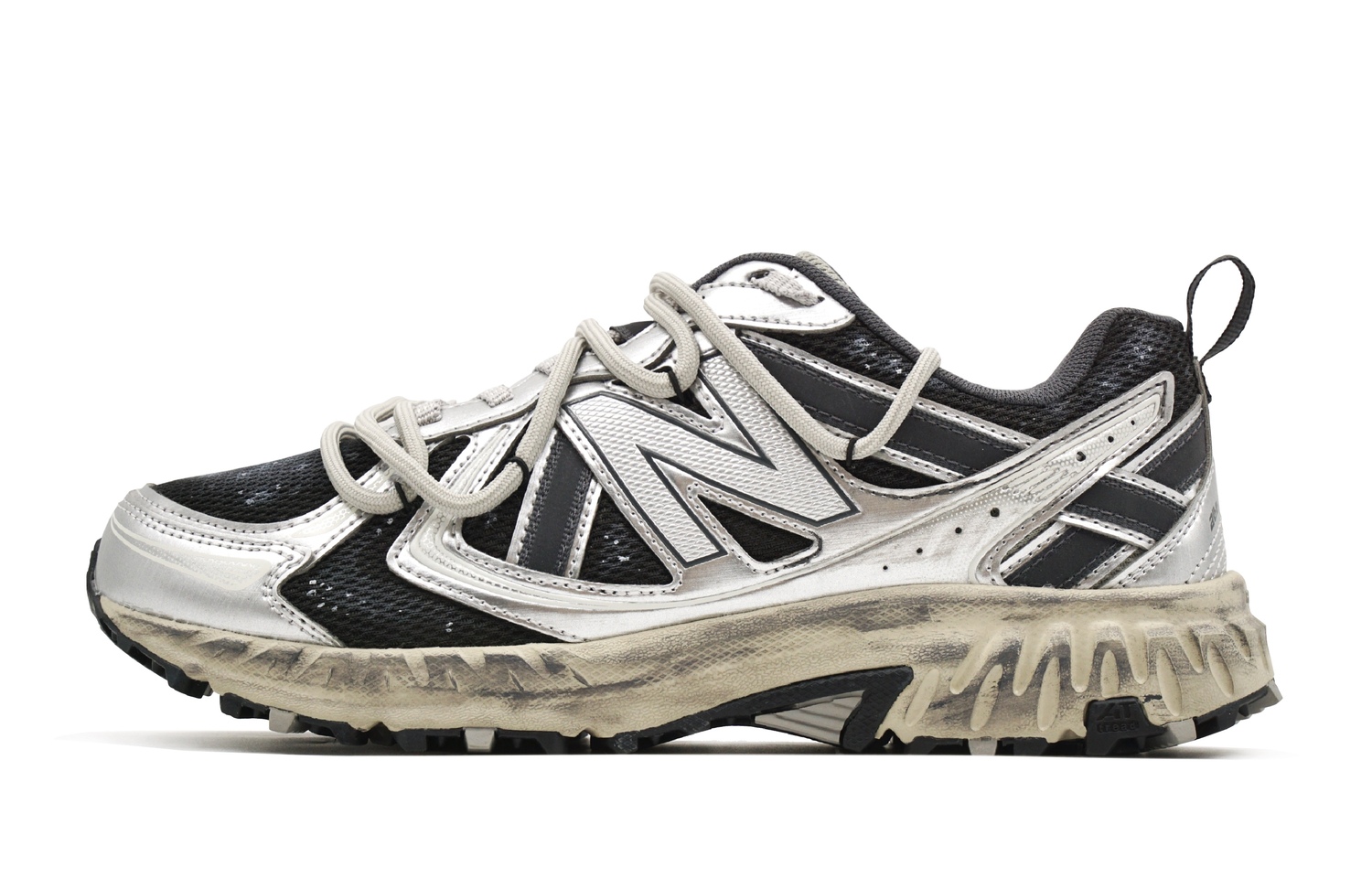 

New Balance NB 410 V5 износостойкие и водонепроницаемые низкие повседневные кроссовки для города и бега unisex silver gray