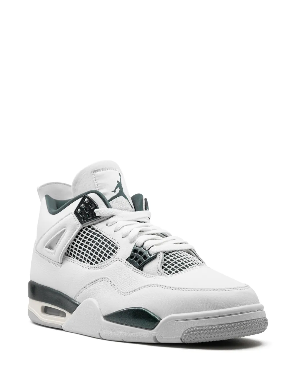 Кроссовки Air  4 Oxidized Green Jordan, белый — фото 2