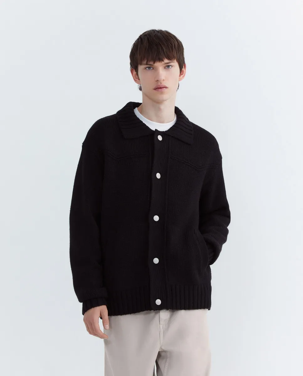 

Санта-Фе Кардиган Мужской свитер Carhartt WIP, черный
