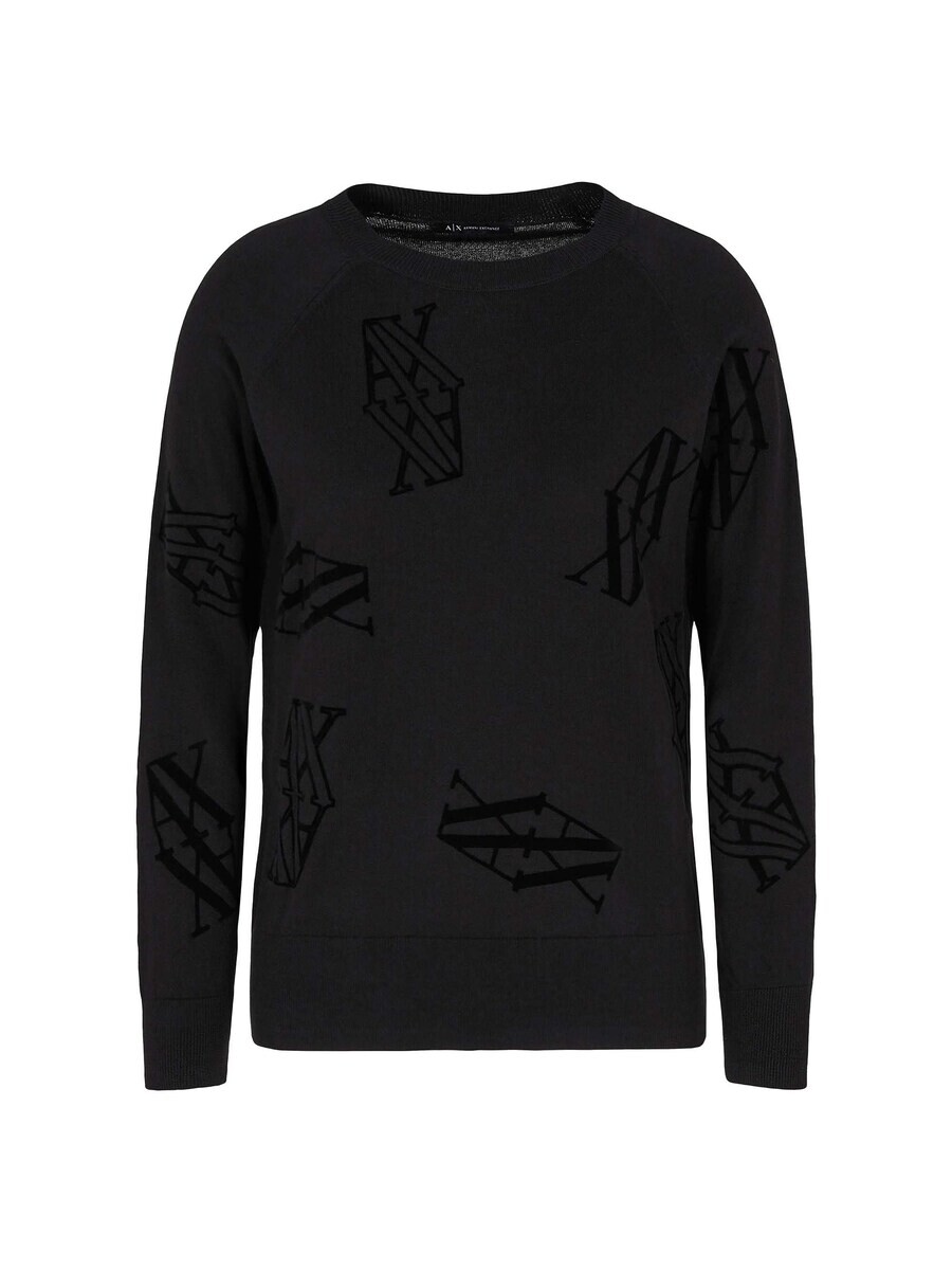 

Тонкий вязаный свитер ARMANI EXCHANGE Sweater, черный