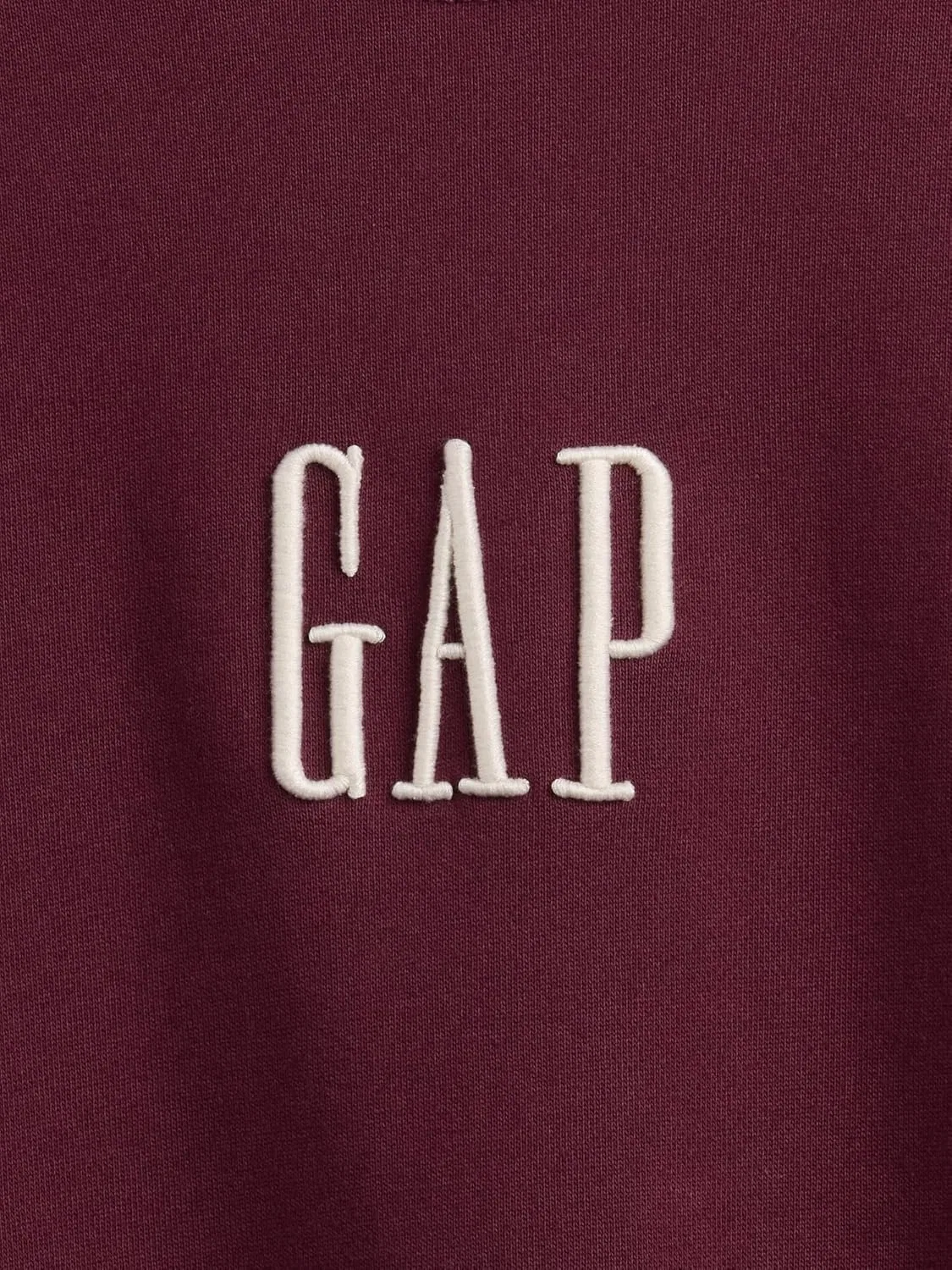 Толстовка GAP Men's Logo Crewneck Fleece, красный — фото 4
