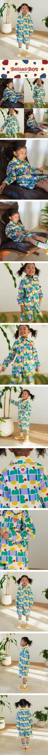 Детский комплект из рубашки и шорт Bb Figure All Over от Belita&Boys — фото 2