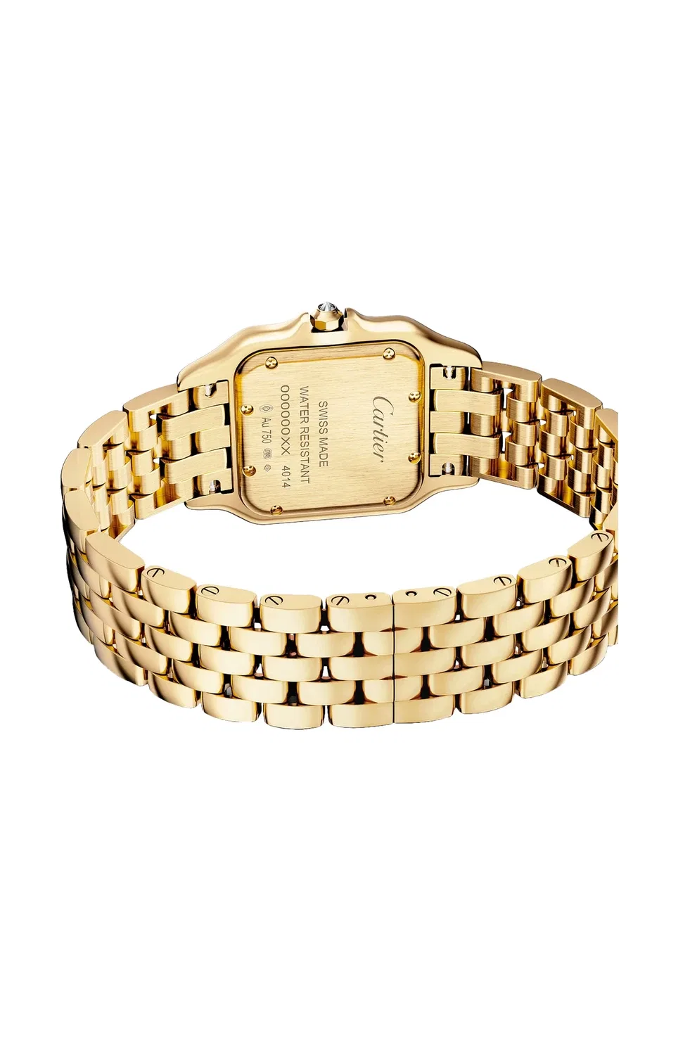 Panthère de CARTIER средняя модель, желтое золото и бриллианты, кварц - WJPN0085, золотой — фото 3