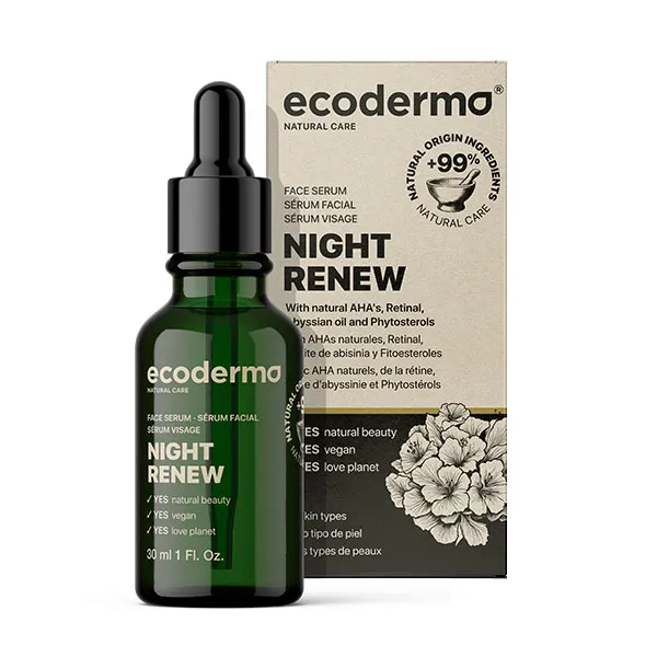 

Обновляющая сыворотка для лица Night Renew Serum Ecoderma, 1 UD