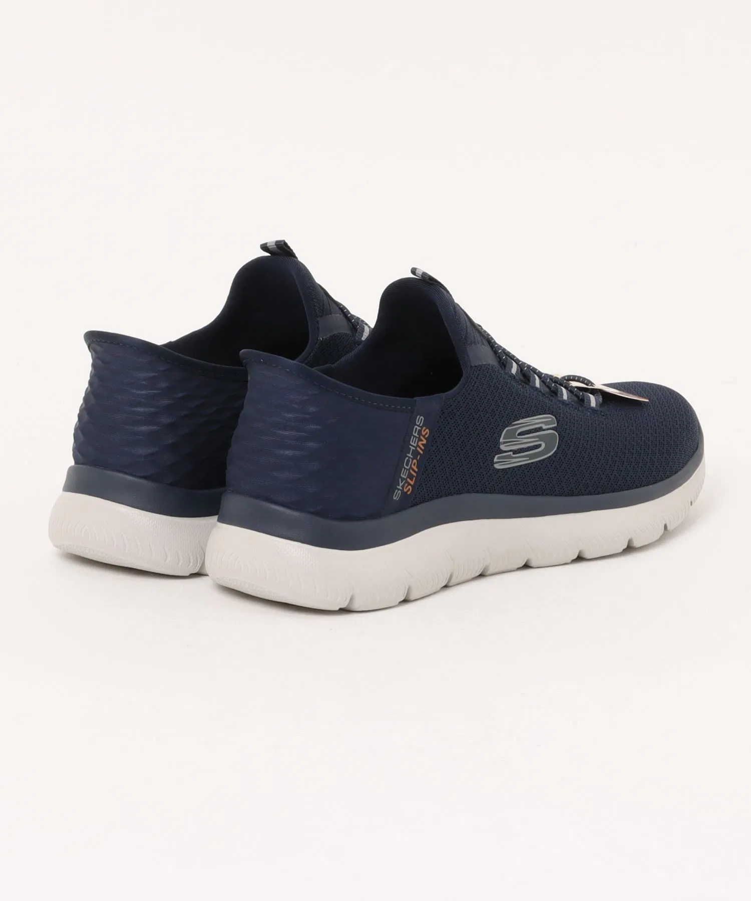 Мужские кроссовки SKECHERS SLIP-INS SUMMITS-HIGH RANGE лёгкие чёрные — фото 2