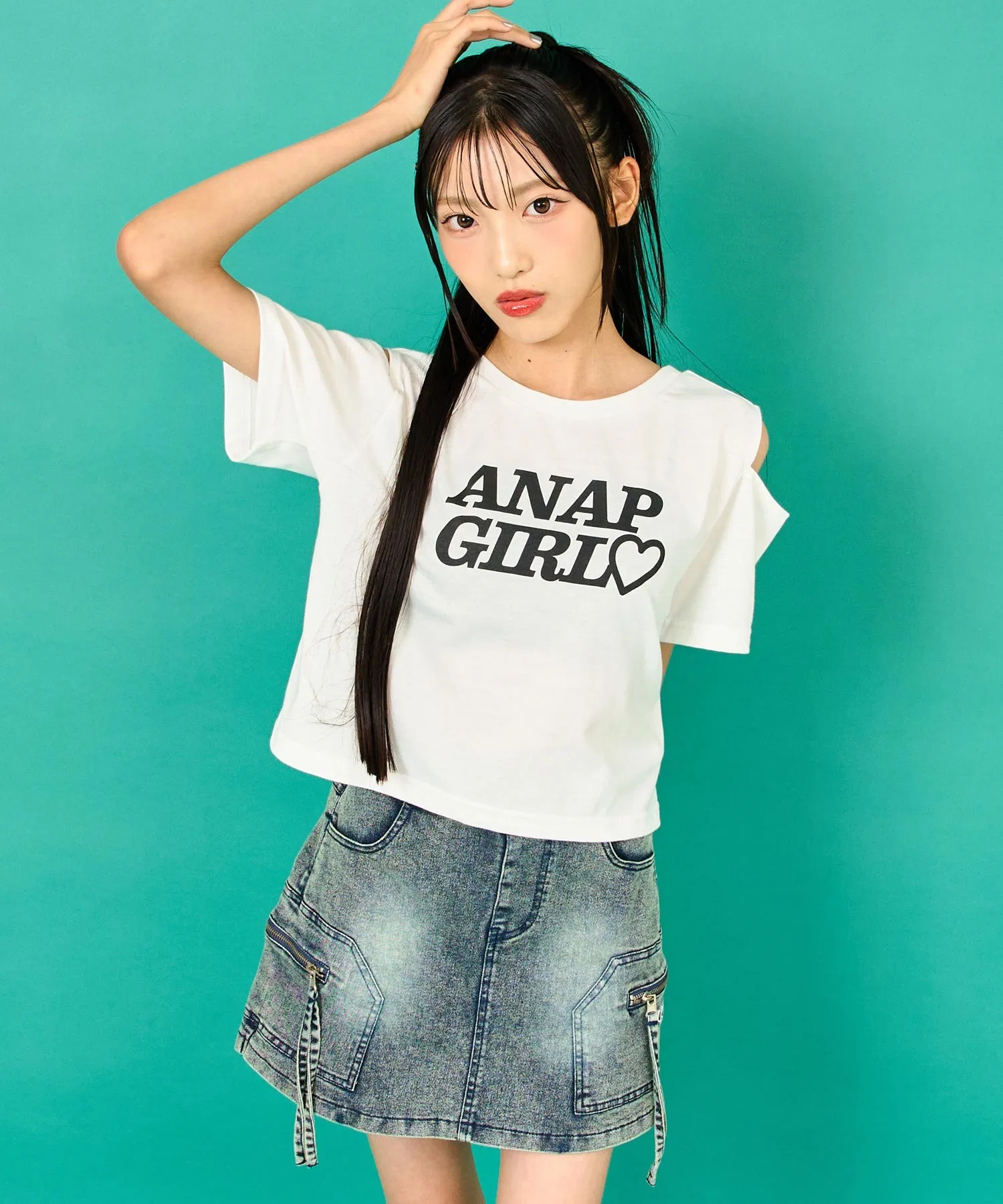 Детская футболка ANAP GiRL с открытыми плечами — фото 4