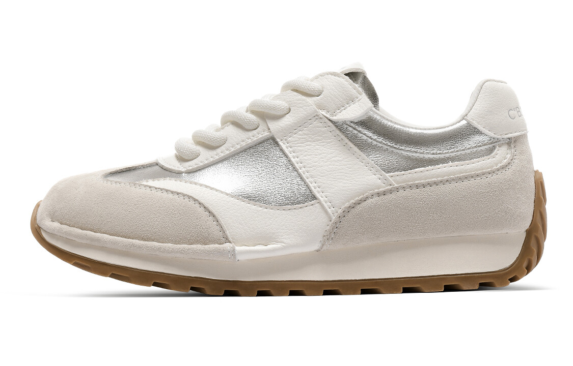 

Кроссовки C°BANNER Lifestyle Shoes Women's Low-top Silver, серебряный, Серый, Кроссовки C°BANNER Lifestyle Shoes Women's Low-top Silver, серебряный